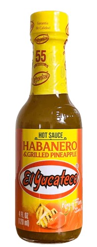Salsa Habanero & Grilled Pineapple 120ml - El Yucateco